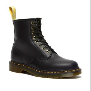Dr. Martens Black Lace Up Combat Boots